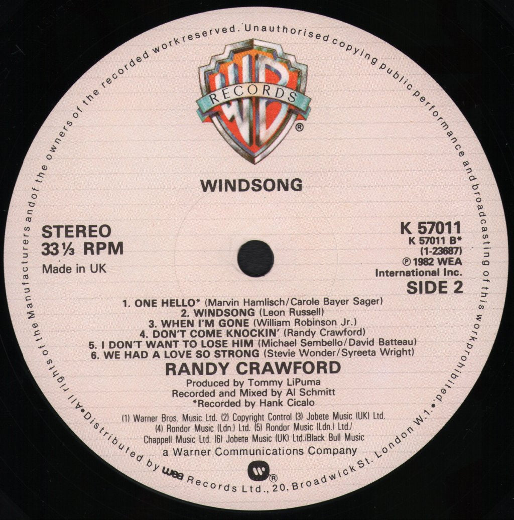 Randy Crawford - Windsong - Lp