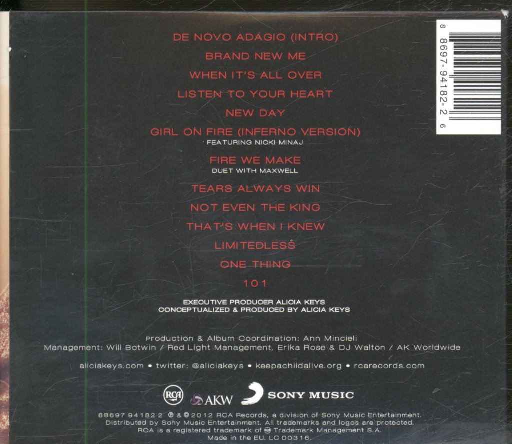 Alicia Keys - Girl On Fire - Cd