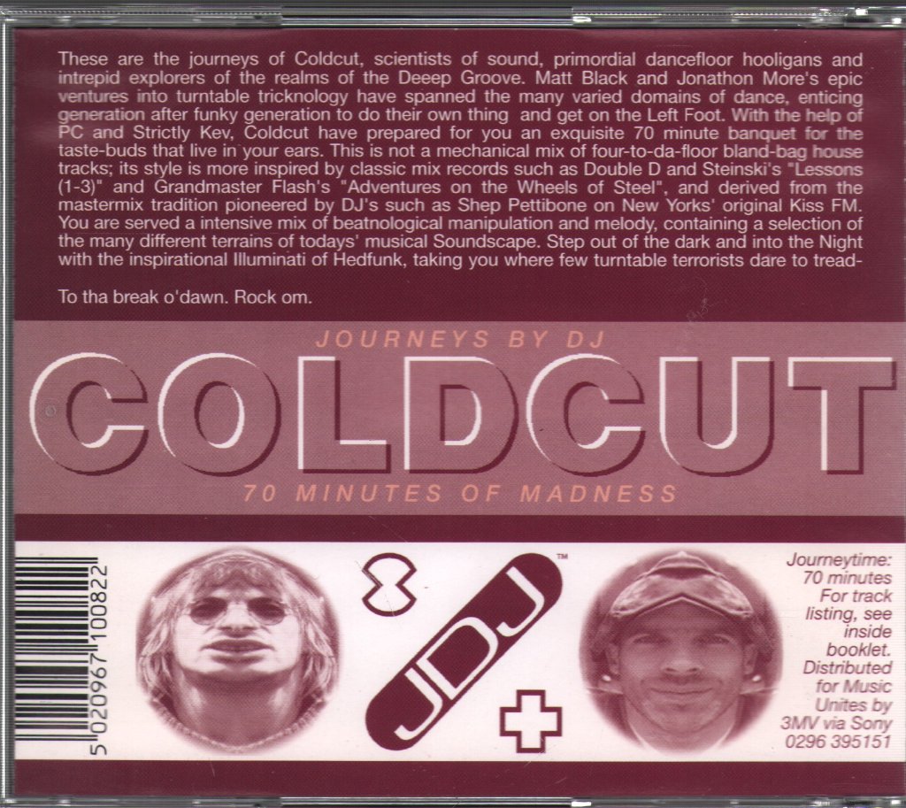 Coldcut - Journeys By DJ: Coldcut (70 Minutes Of Madness) - Cd