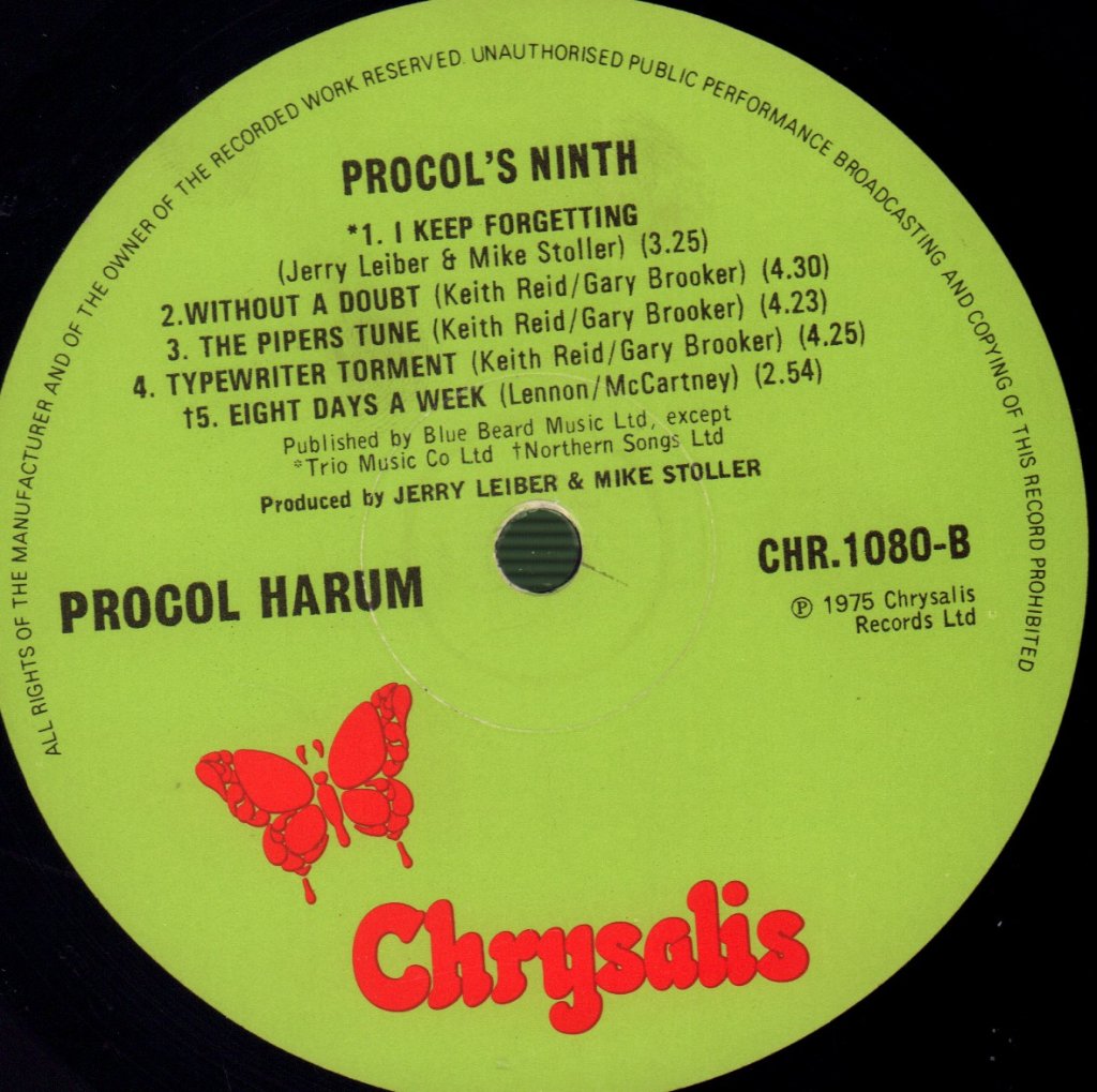Procol Harum - Procol's Ninth - Lp