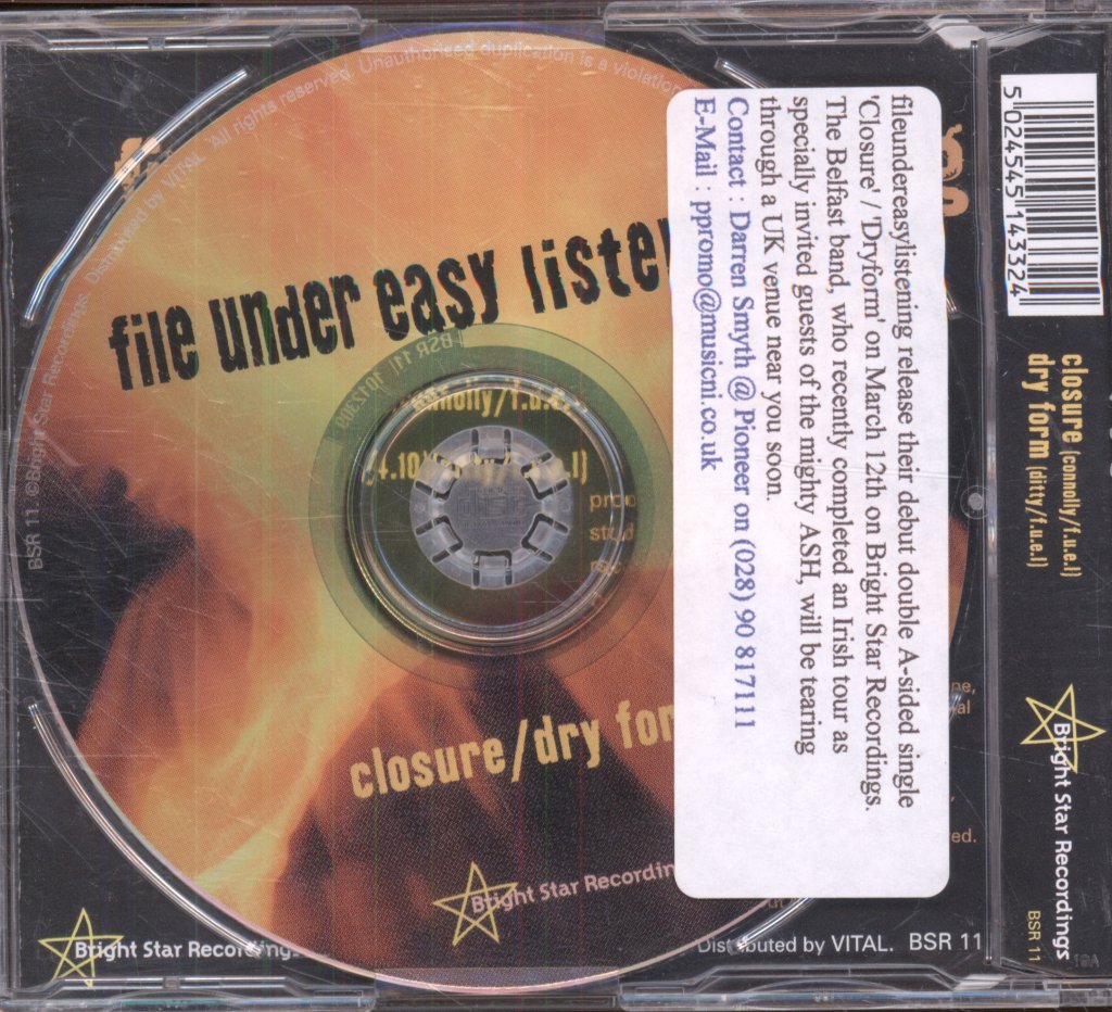 File Under Easy Listening - Closure/Dry Form - Cd