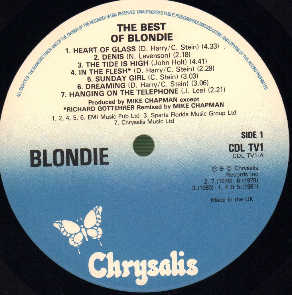 Blondie - Best Of - Lp