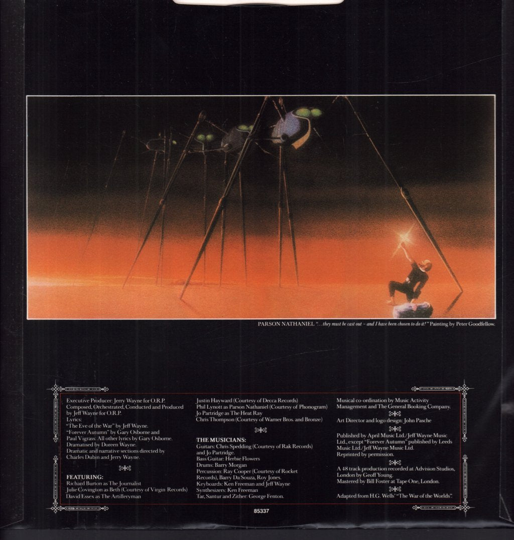 Jeff Wayne - War Of The Worlds - Lp