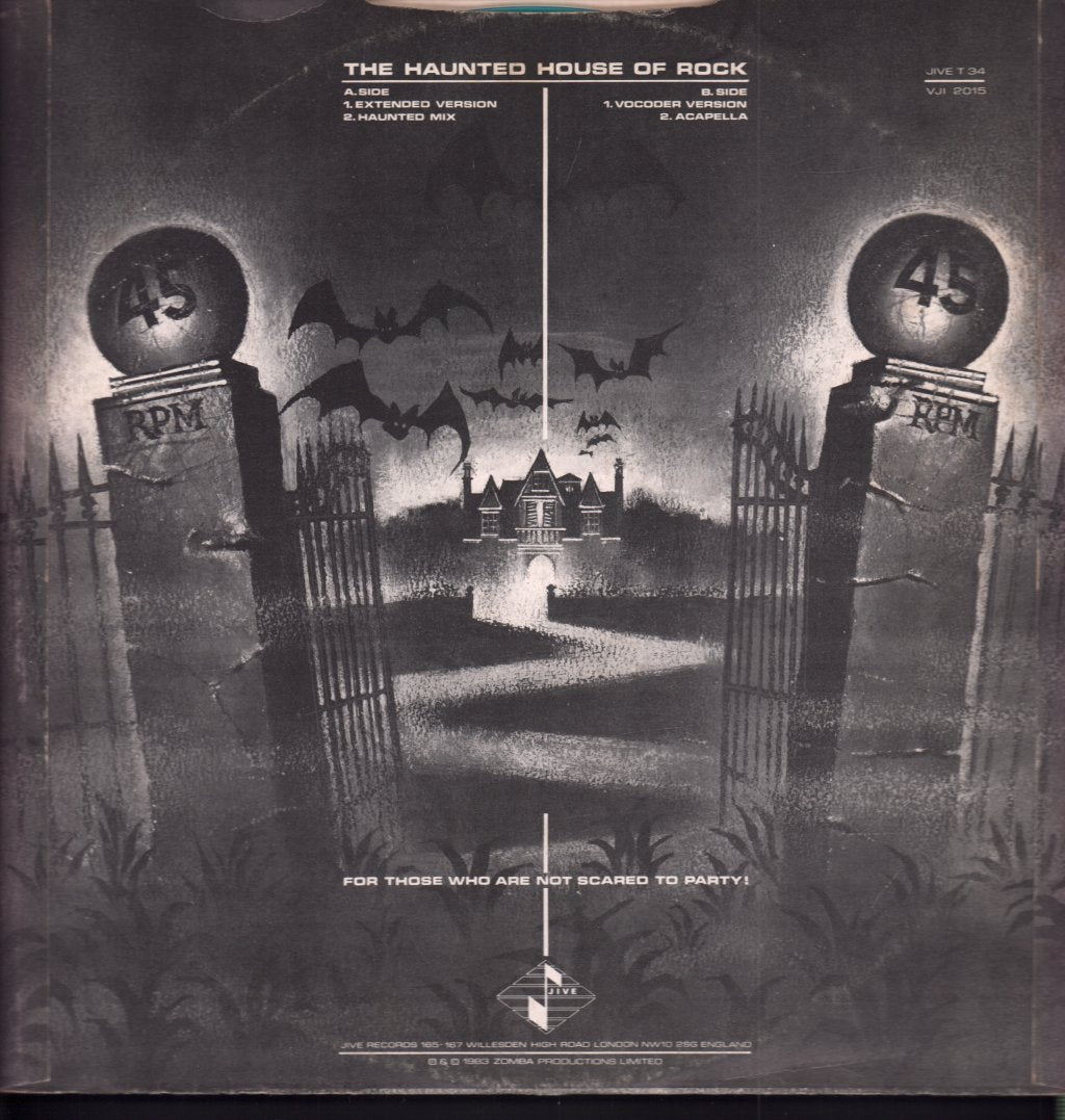 Whodini - Haunted House Of Rock - 12 Inch