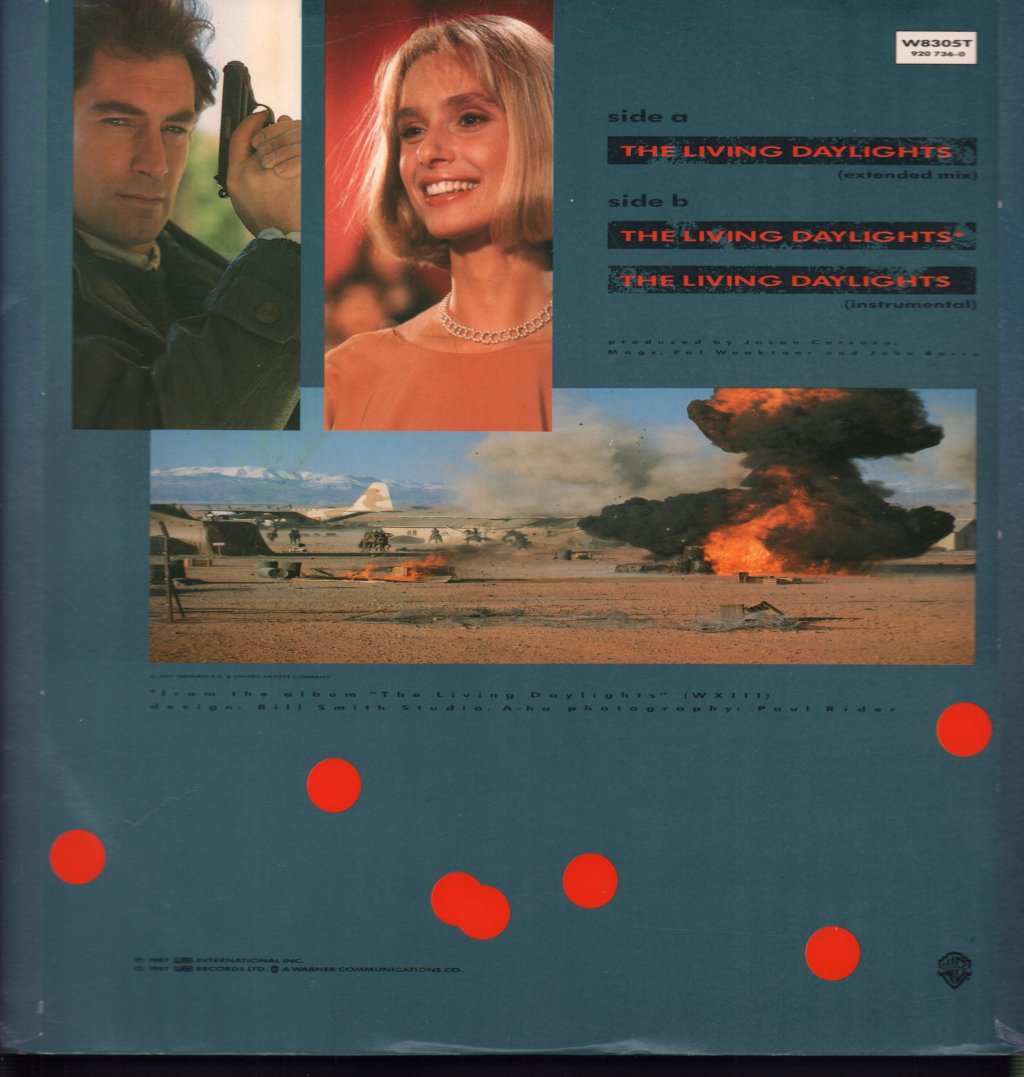 A-Ha - Living Daylights - 12 Inch