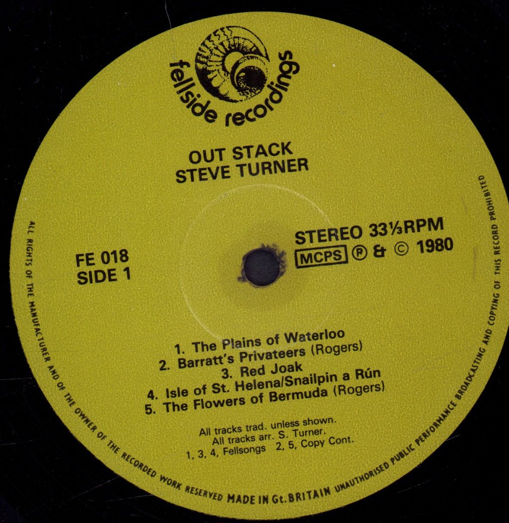 Steve Turner - Out Stack - Lp