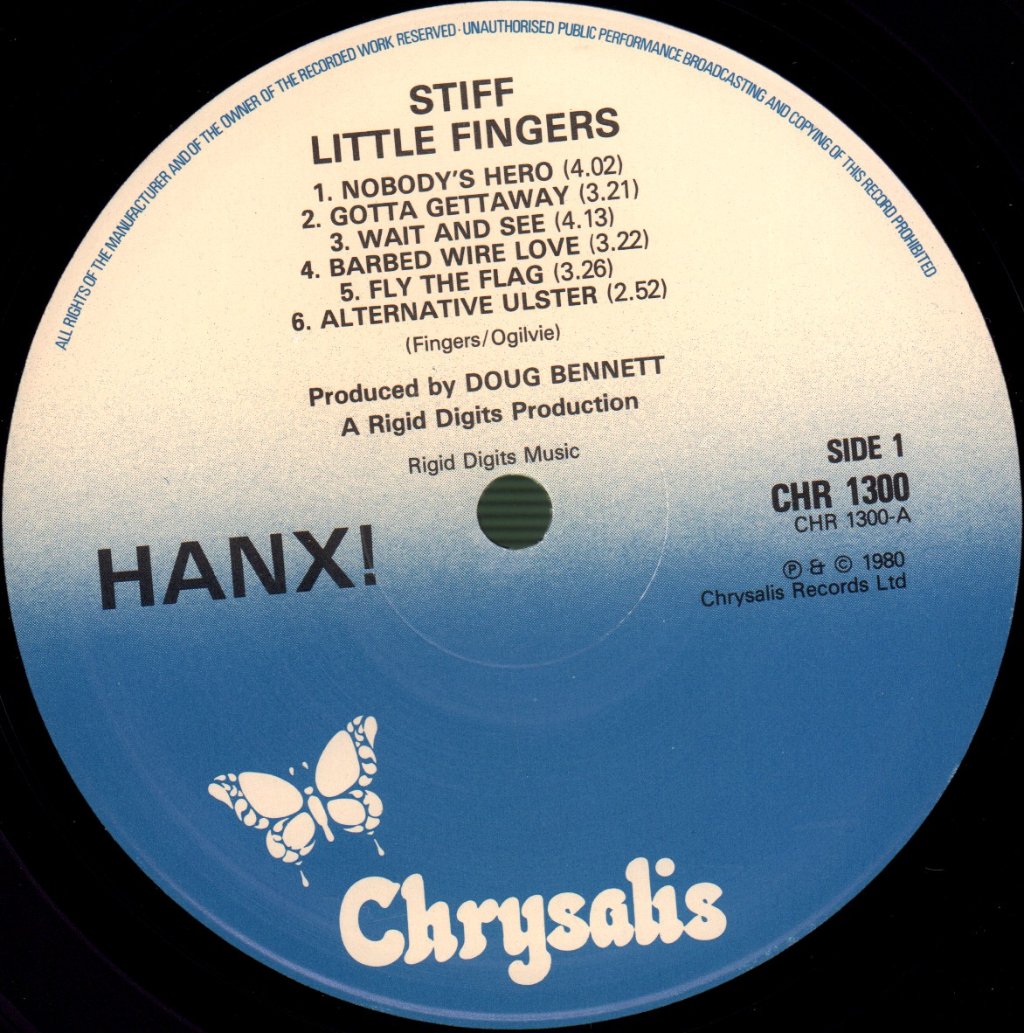 Stiff Little Fingers - Hanx - Lp