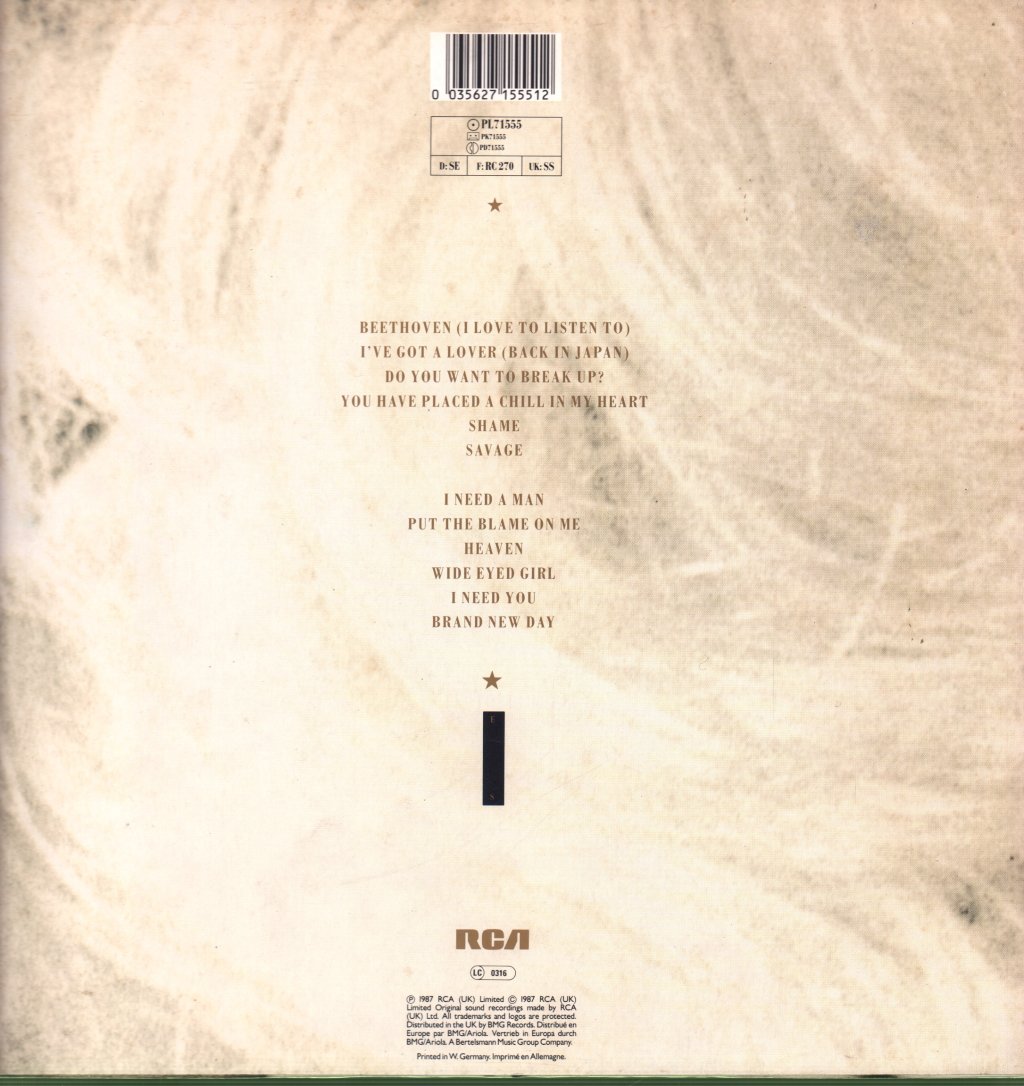 Eurythmics - Savage - Lp