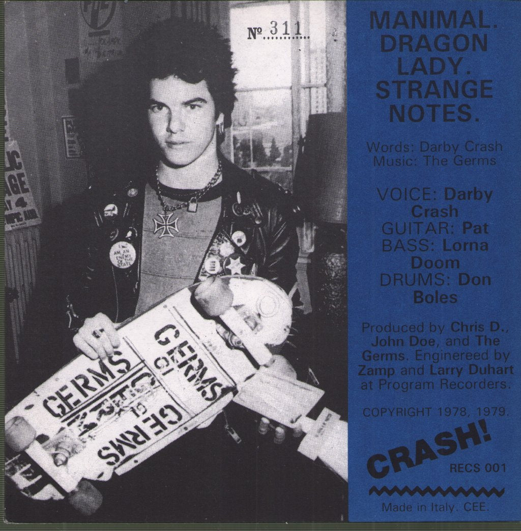 Germs (Punk Group) - Germs (GI) - 7 Inch