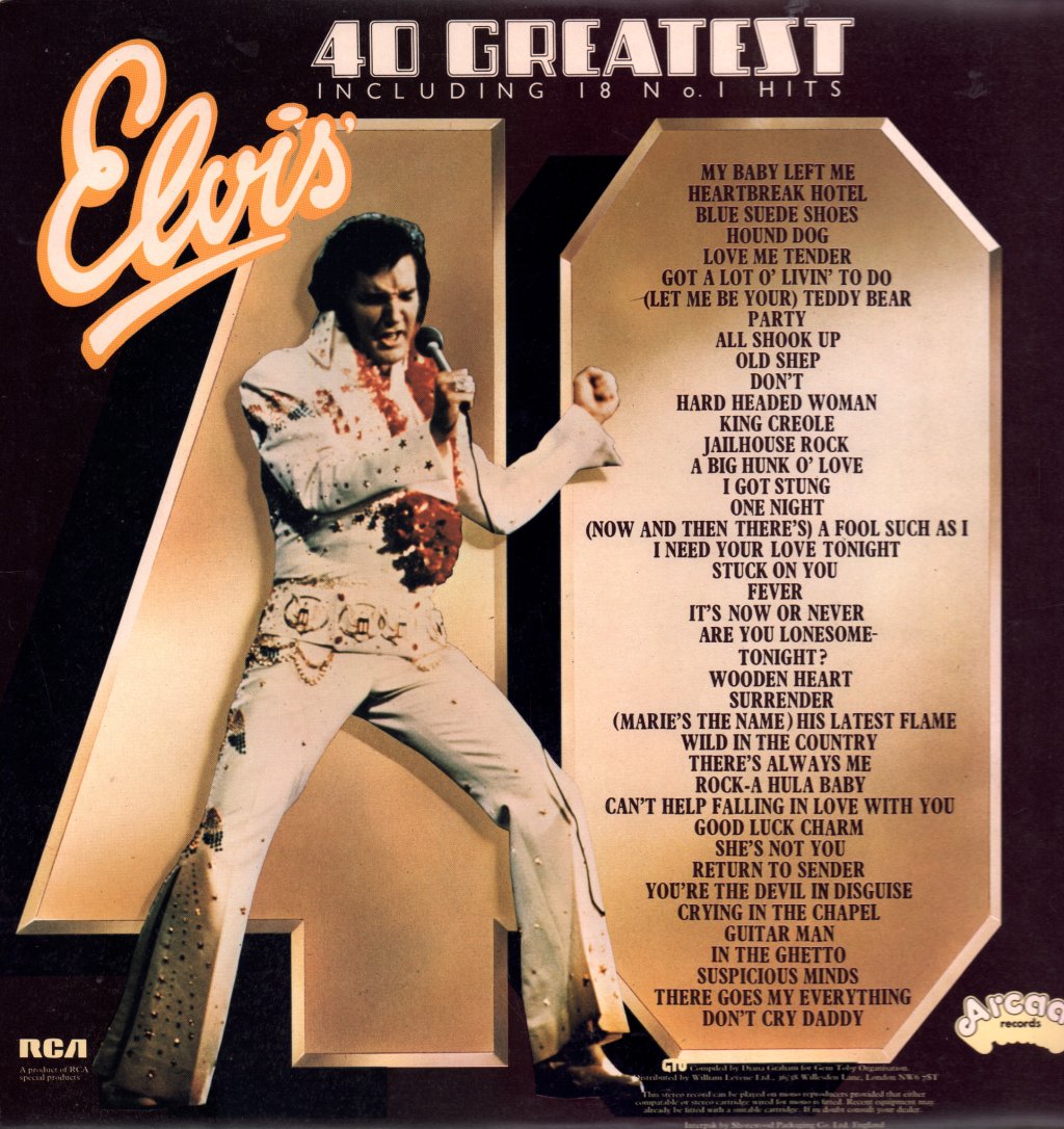 Elvis Presley - 40 Greatest - Double Lp