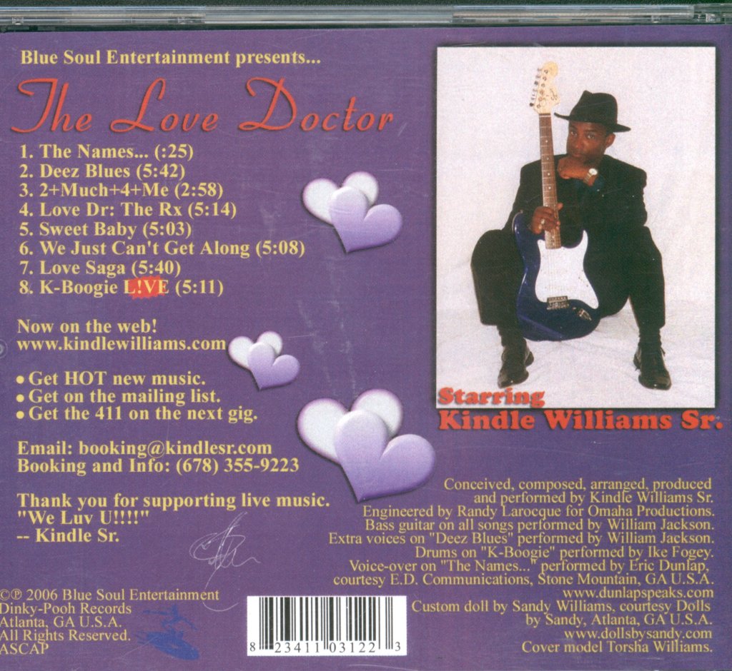 Kindle Williams Sr - Love Doctor Starring - Cd