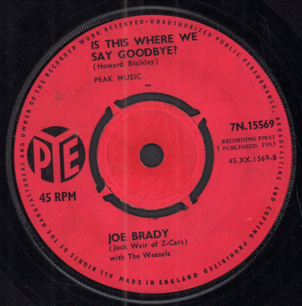 joe brady and the weasels (jock weir of z cars) - Great Train Robbery - 7 Inch