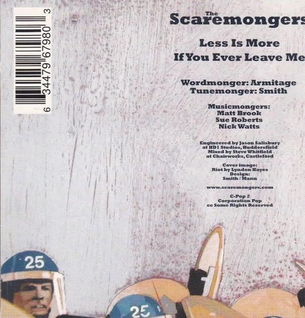 Scaremongers (Simon Armitage) - Less Is More - Cd