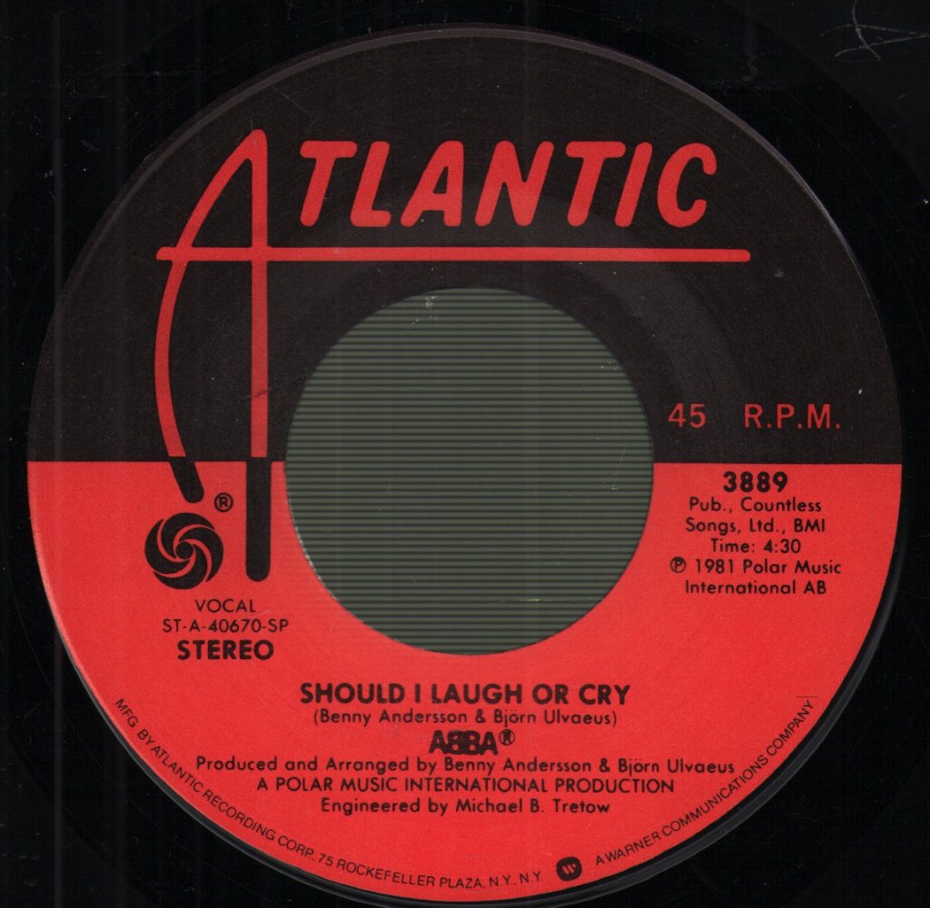 ABBA - When All Is Said And Done B/W Should I Laugh Or Cry - 7 Inch