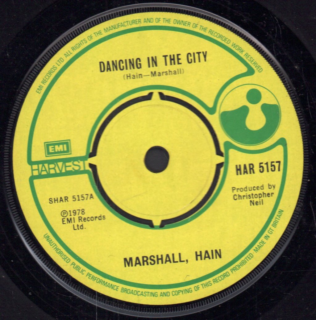 Marshall Hain - Dancing In The City - 7 Inch