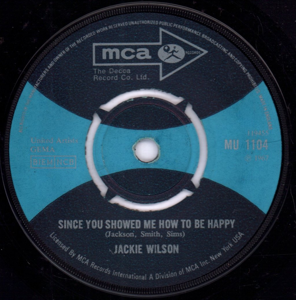 Jackie Wilson - Since You Showed Me How To Be Happy - 7 Inch