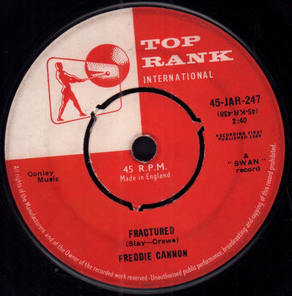 Freddie Cannon - Way Down Yonder In New Orleans - 7 Inch