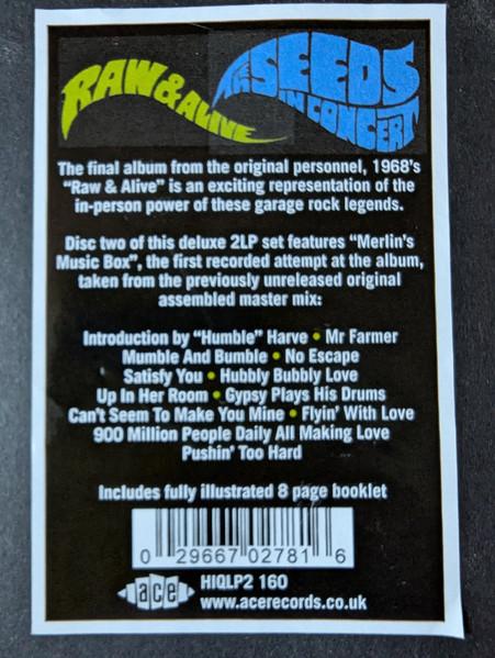 Seeds - Raw & Alive: Merlin's Music Box The Seeds In Concert - Double Lp