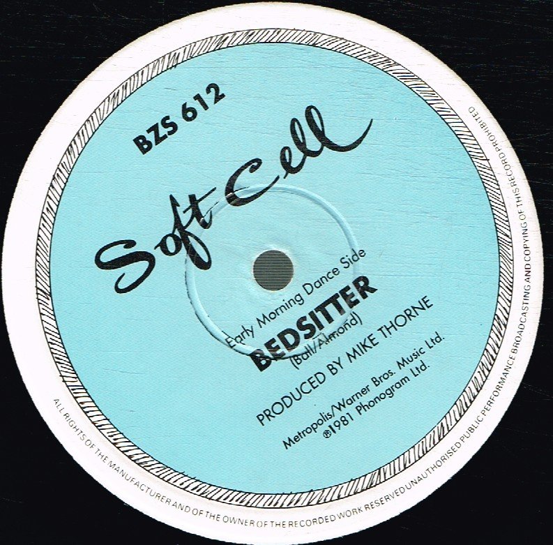 Soft Cell - Bedsitter - 12 Inch