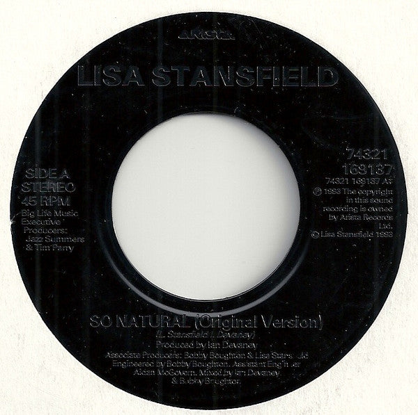 Lisa Stansfield - So Natural - 7 Inch