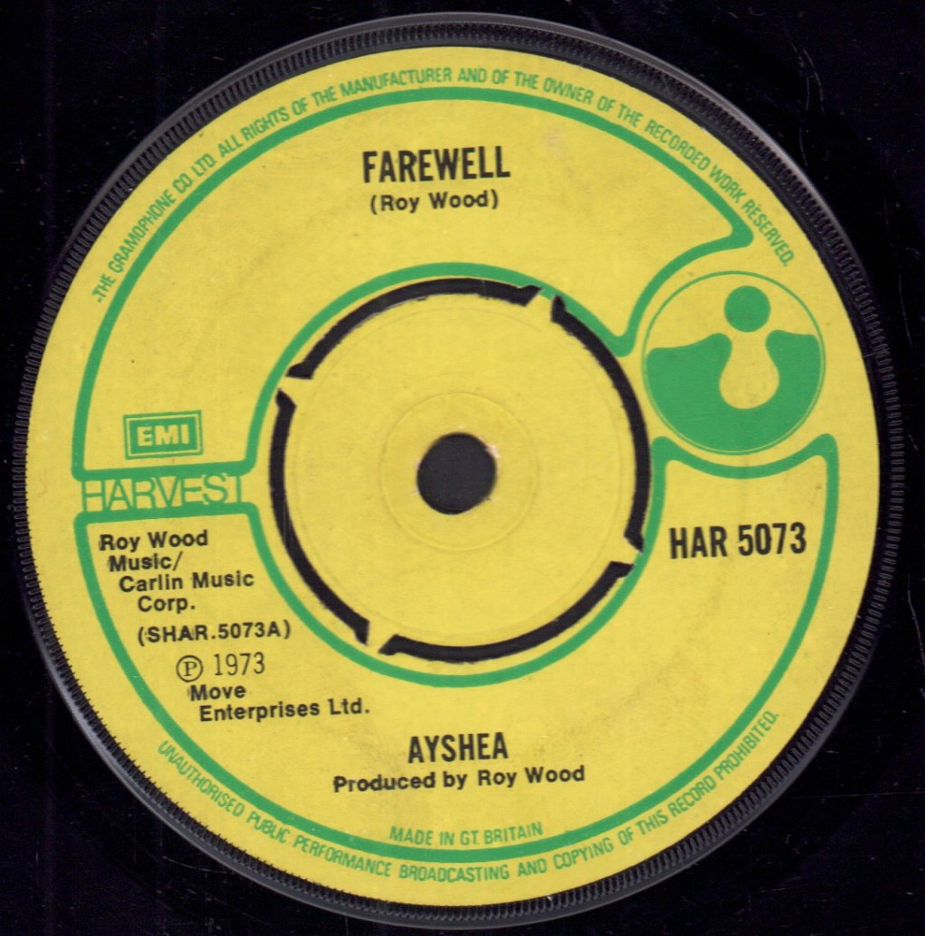 Ayshea - Farewell - 7 Inch