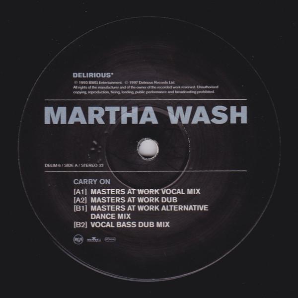 Martha Wash - Carry On - 12 Inch