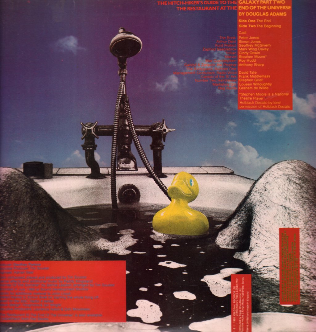Hitch-Hiker's Guide To The Galaxy - Restaurant At The End Of The Universe - Lp