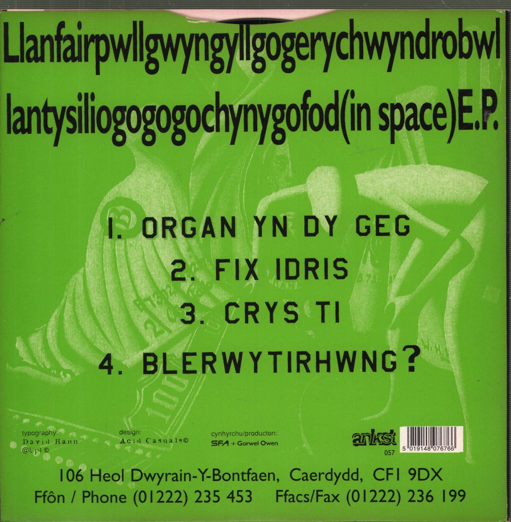 Super Furry Animals - Llanfairpwllgwyngyllgogerychwyndrobwllantysiliogogogochynygofod (In Space) E.P. - 7 Inch