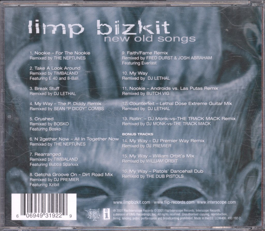 Limp Bizkit - New Old Songs - Cd