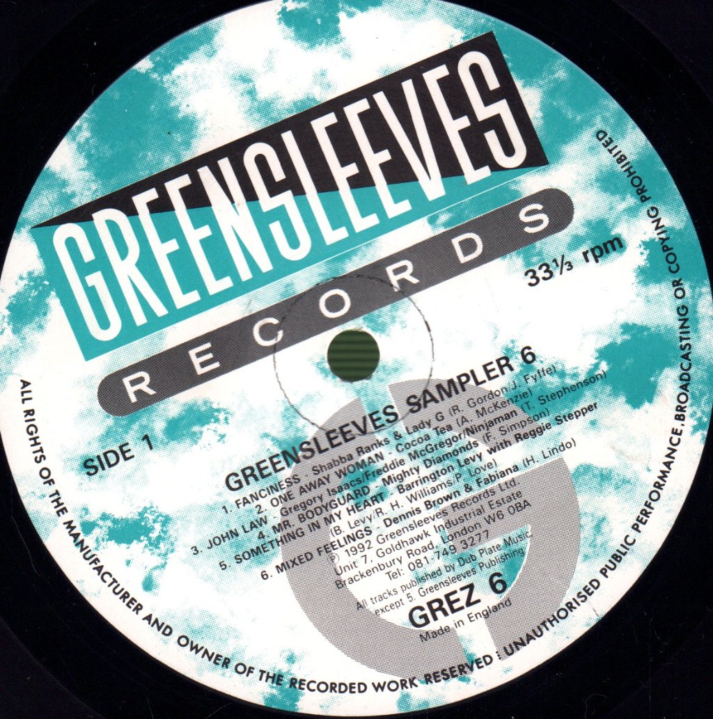 Various Artists - Greensleeves Sampler 6 - Lp