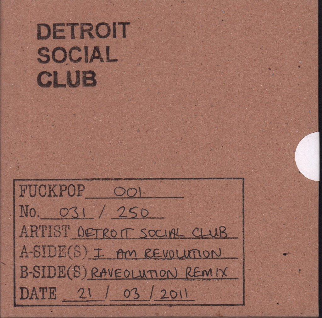 Detroit Social Club - I Am Revolution - 7 Inch