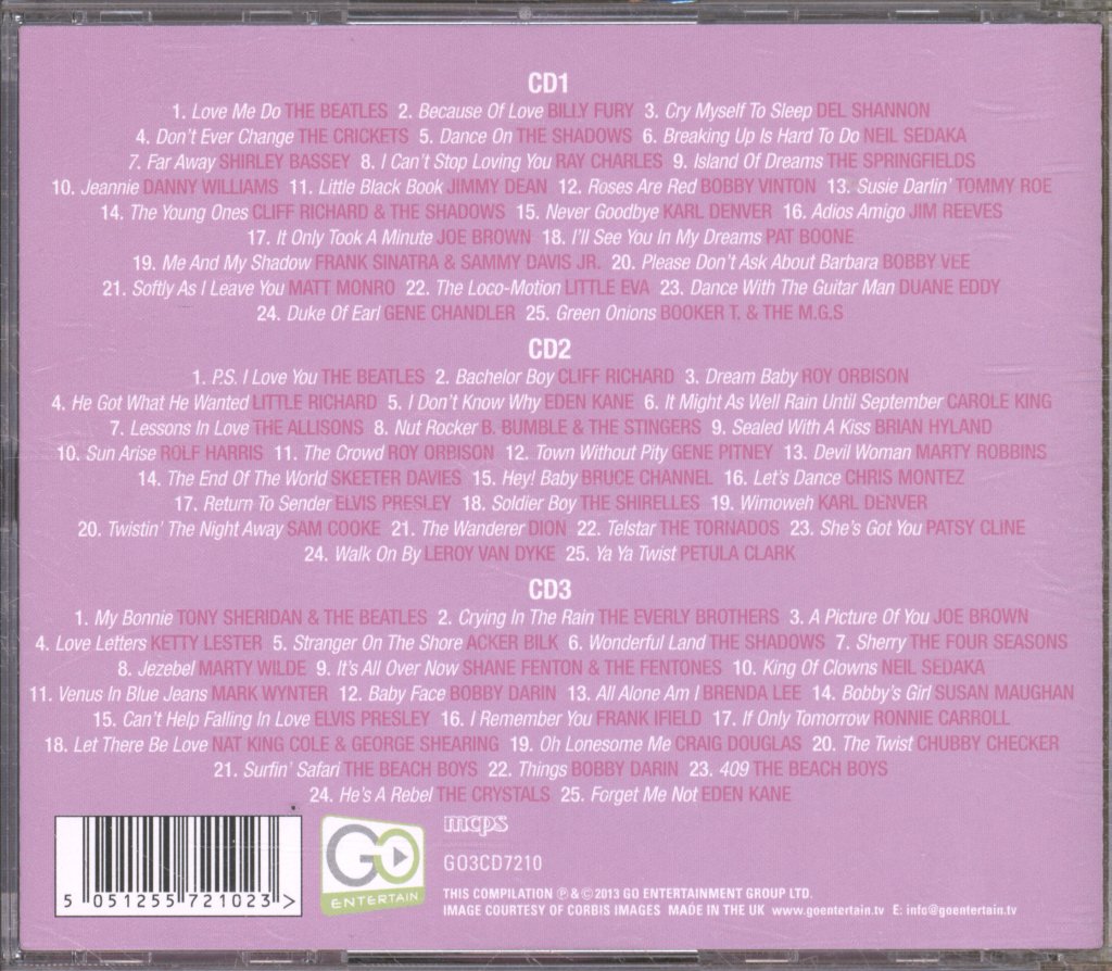 Various Artists - Lemon Popsicles And Strawberry Milkshakes: Love, Love Me Do - Triple Cd