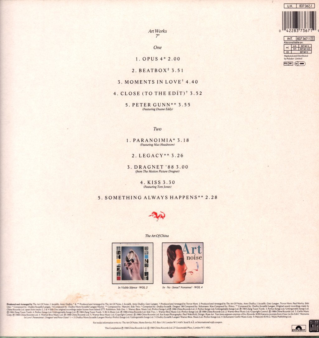 Art Of Noise - Best Of The Art Of Noise - Lp