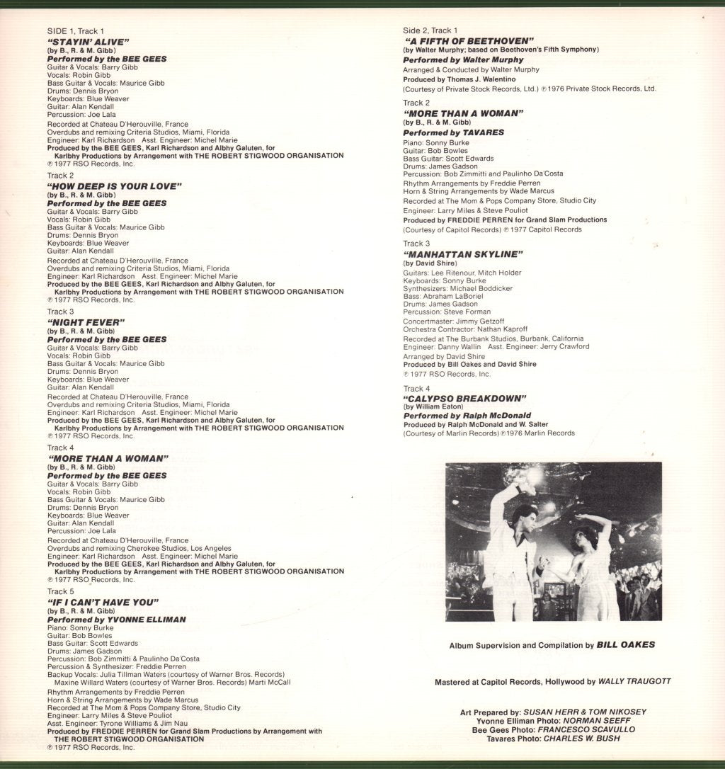 Various Artists - Saturday Night Fever (Original Movie Soundtrack) - Double Lp