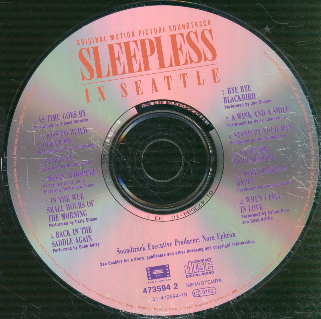 Various Artists - Sleepless In Seattle (Original Motion Picture Soundtrack) - Cd