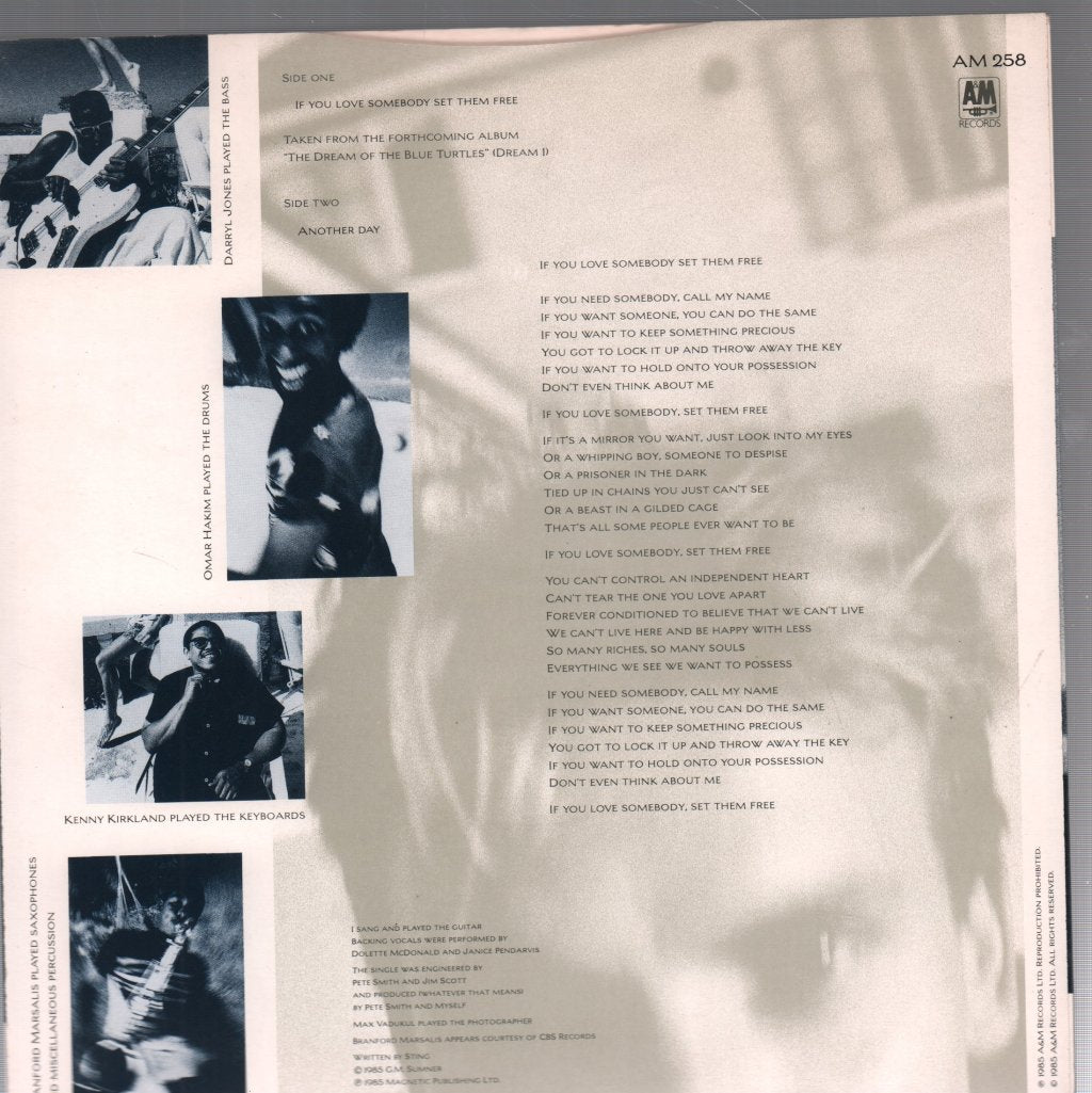 Sting - If You Love Somebody Set Them Free - 7 Inch