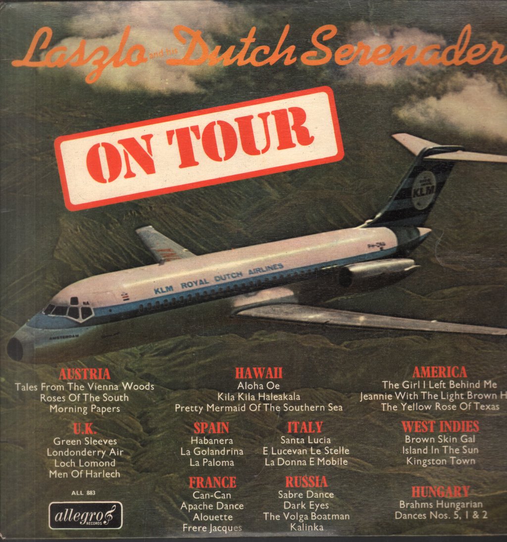 Laszlo And His Dutch Serenaders - On Tour - Lp