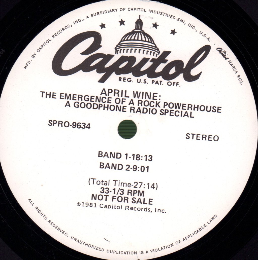 April Wine - Emergence Of A Rock Powerhouse - Lp
