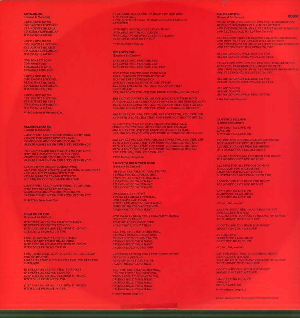 Beatles - 1962-1966 - Lp