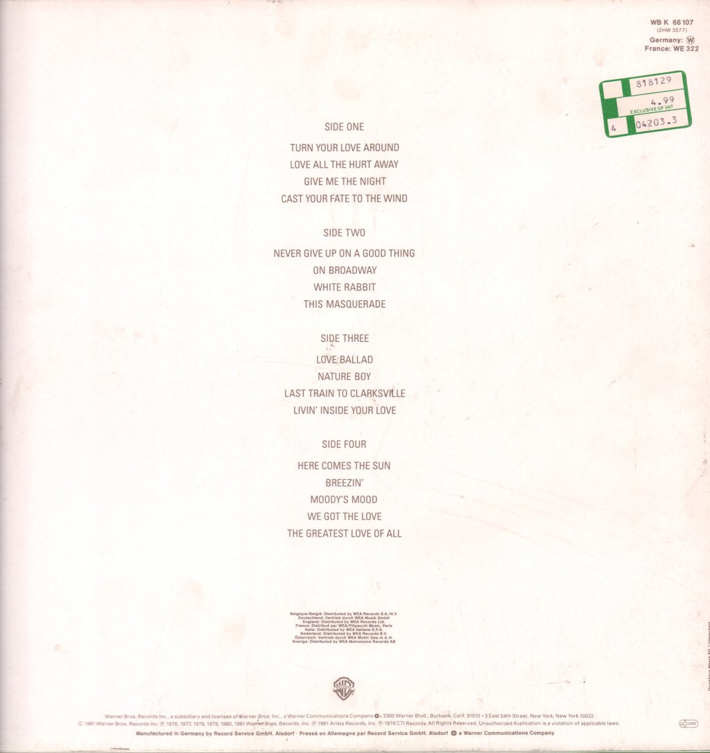 George Benson - George Benson Collection - Double Lp