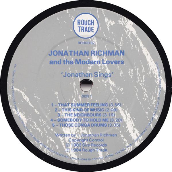 Jonathan Richman And The Modern Lovers - Jonathan Sings - Lp