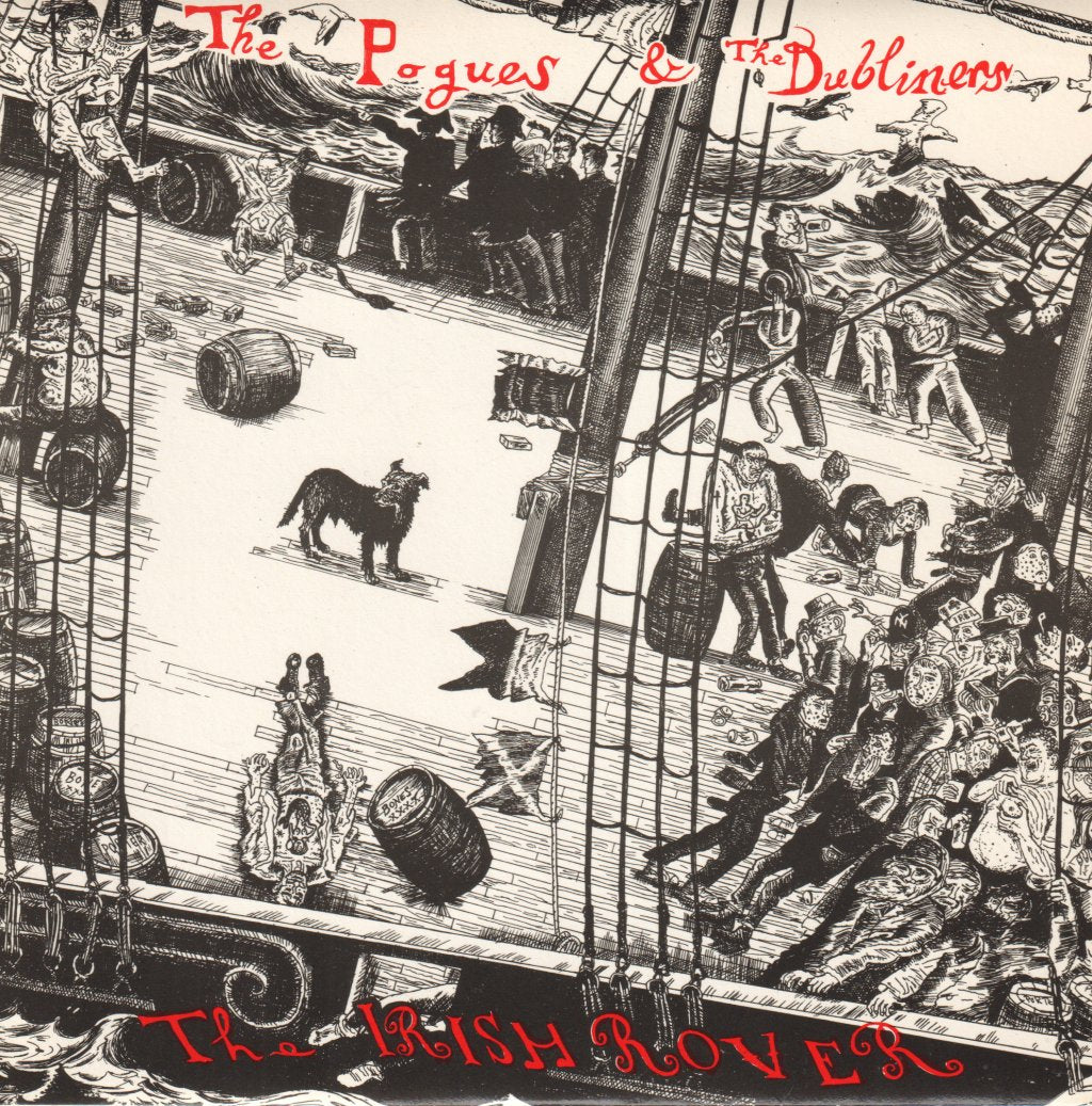 Pogues And The Dubliners - Irish Rover - 7 Inch
