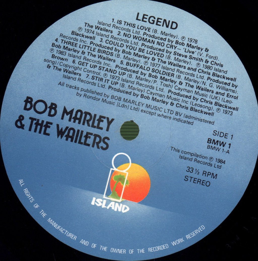 Bob Marley And The Wailers - Legend - Lp