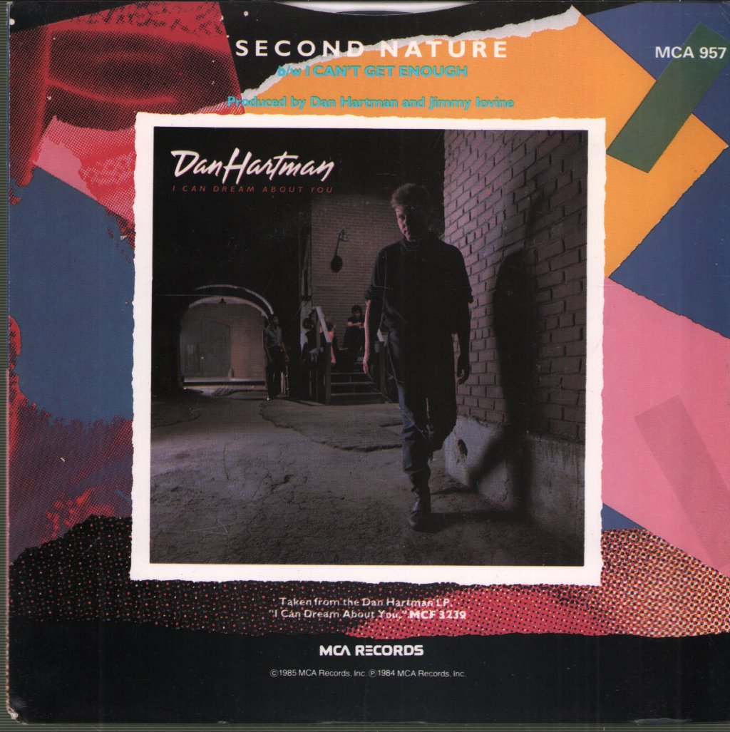 Dan Hartman - Second Nature - 7 Inch