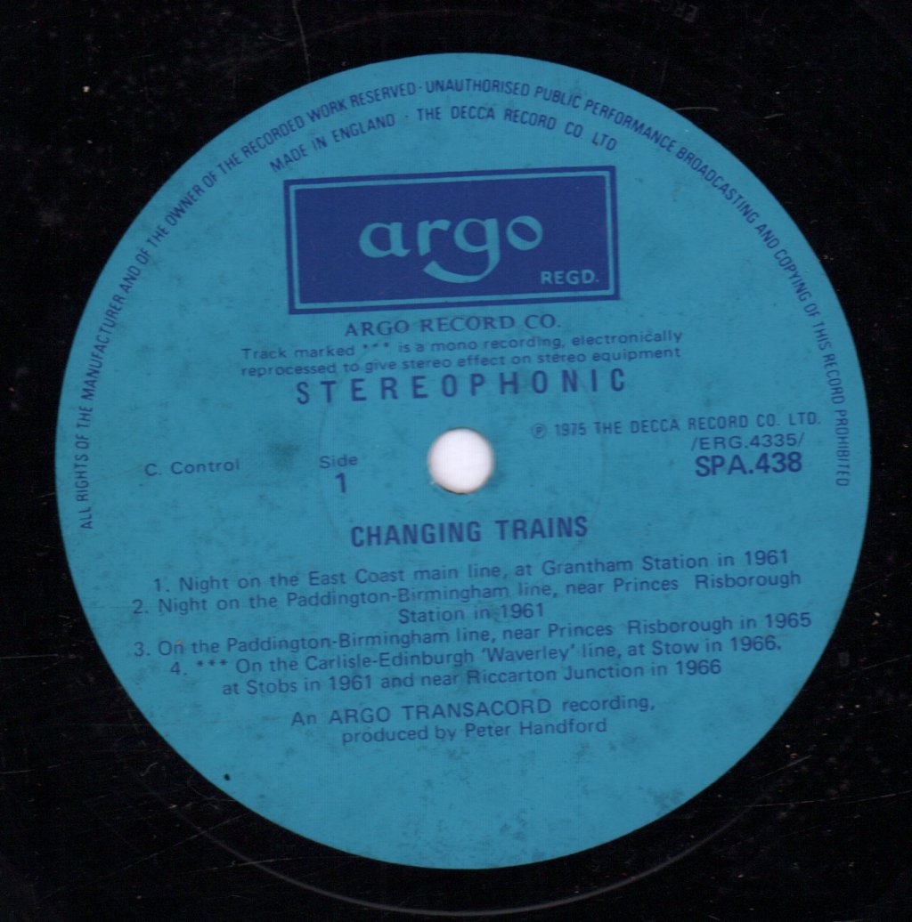 Changing Trains - Changing Trains - Lp