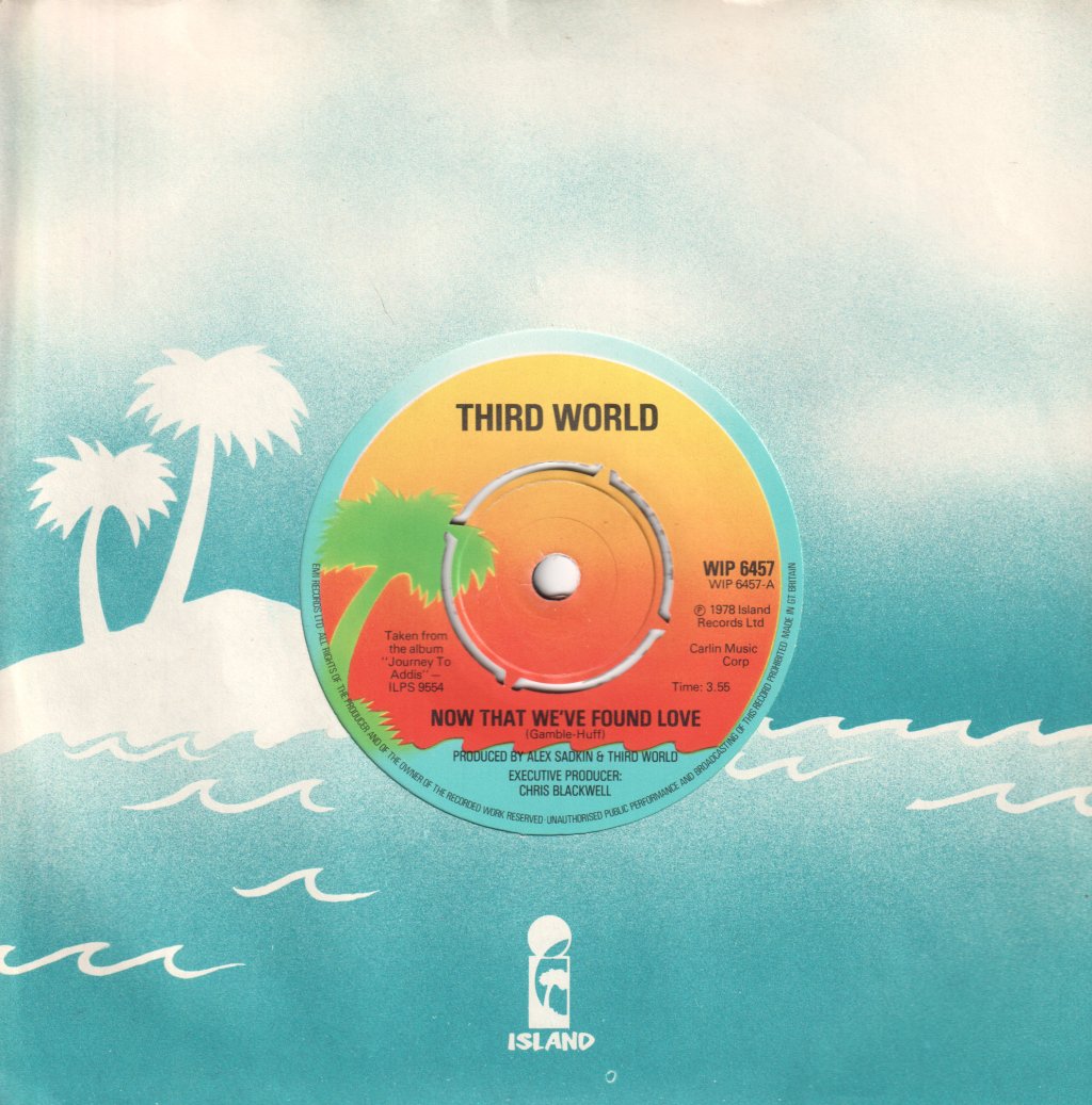 Third World (Reggae) - Now That We've Found Love - 7 Inch