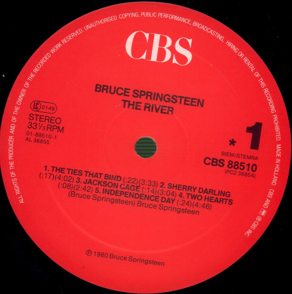 Bruce Springsteen - River - Double Lp
