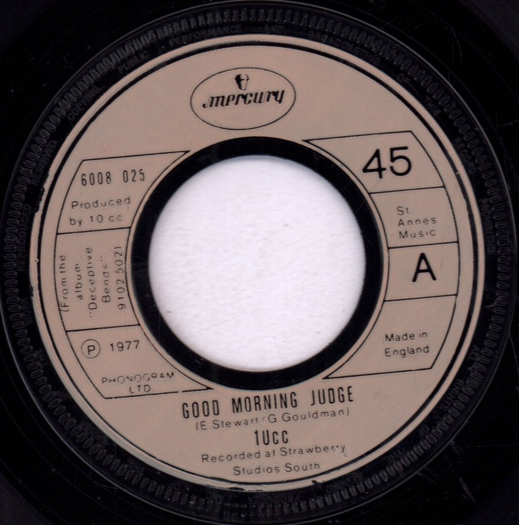 10cc - Good Morning Judge - 7 Inch