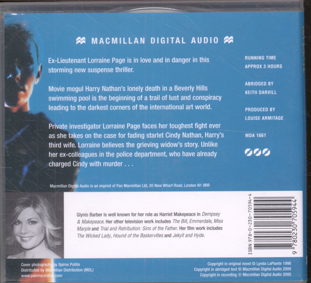 Glynis Barber - Lynda La Plante - Cold Heart - Cd Set