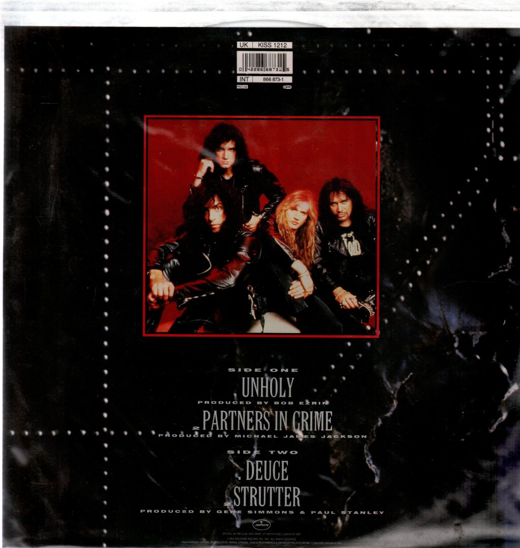 Kiss - Unholy - 12 Inch